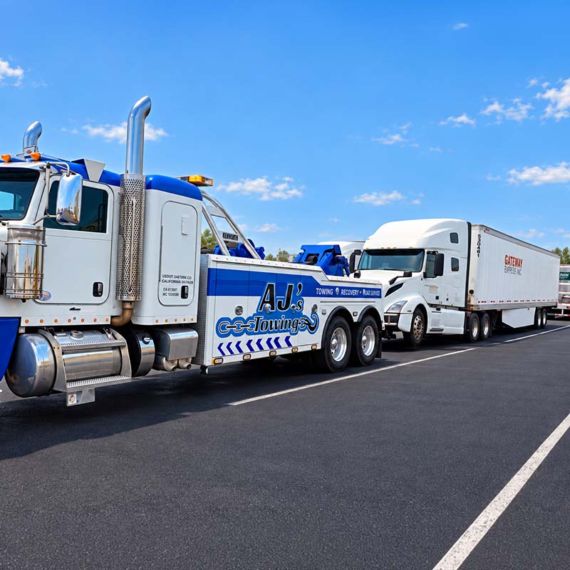 Heavy Duty Towing In Sacramento | Aj'S Towing